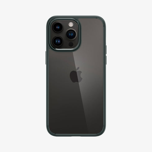 ACS04816 - iPhone 14 Pro Max Case Ultra Hybrid in crystal clear showing the back